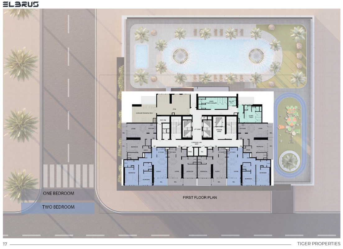 1, 2 Bedroom